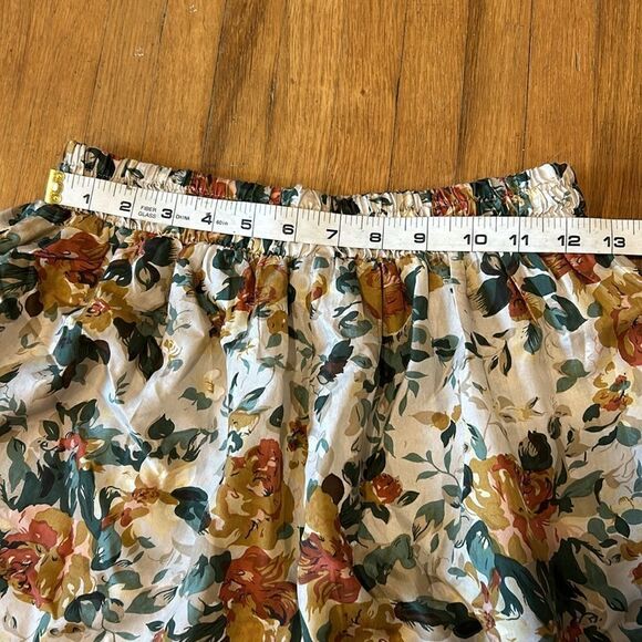 Coaco Vintage Floral Silk Longline Shorts - Picture 7 of 7